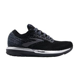 Brooks Womens Ricochet Running Shoe - Color: Black - Size: 9.5